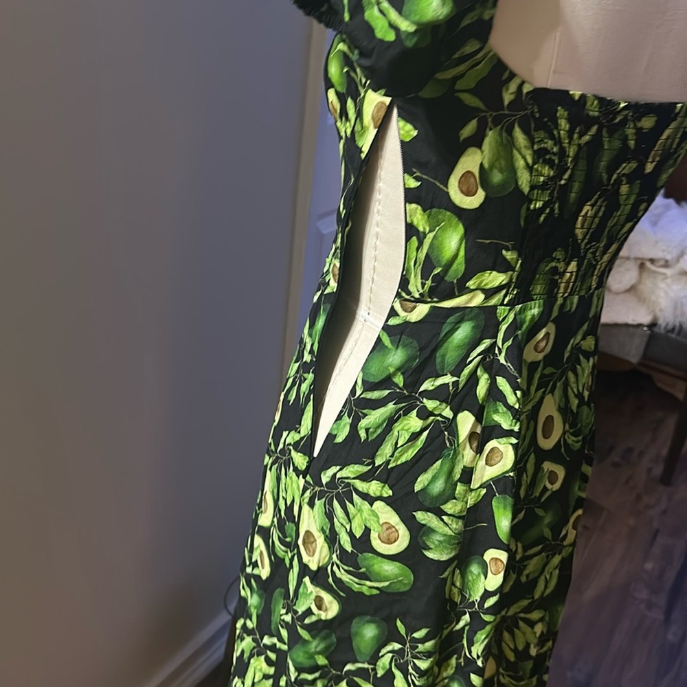 Wilfred avocado printPrint Women's Dress - Picture 5 of 11